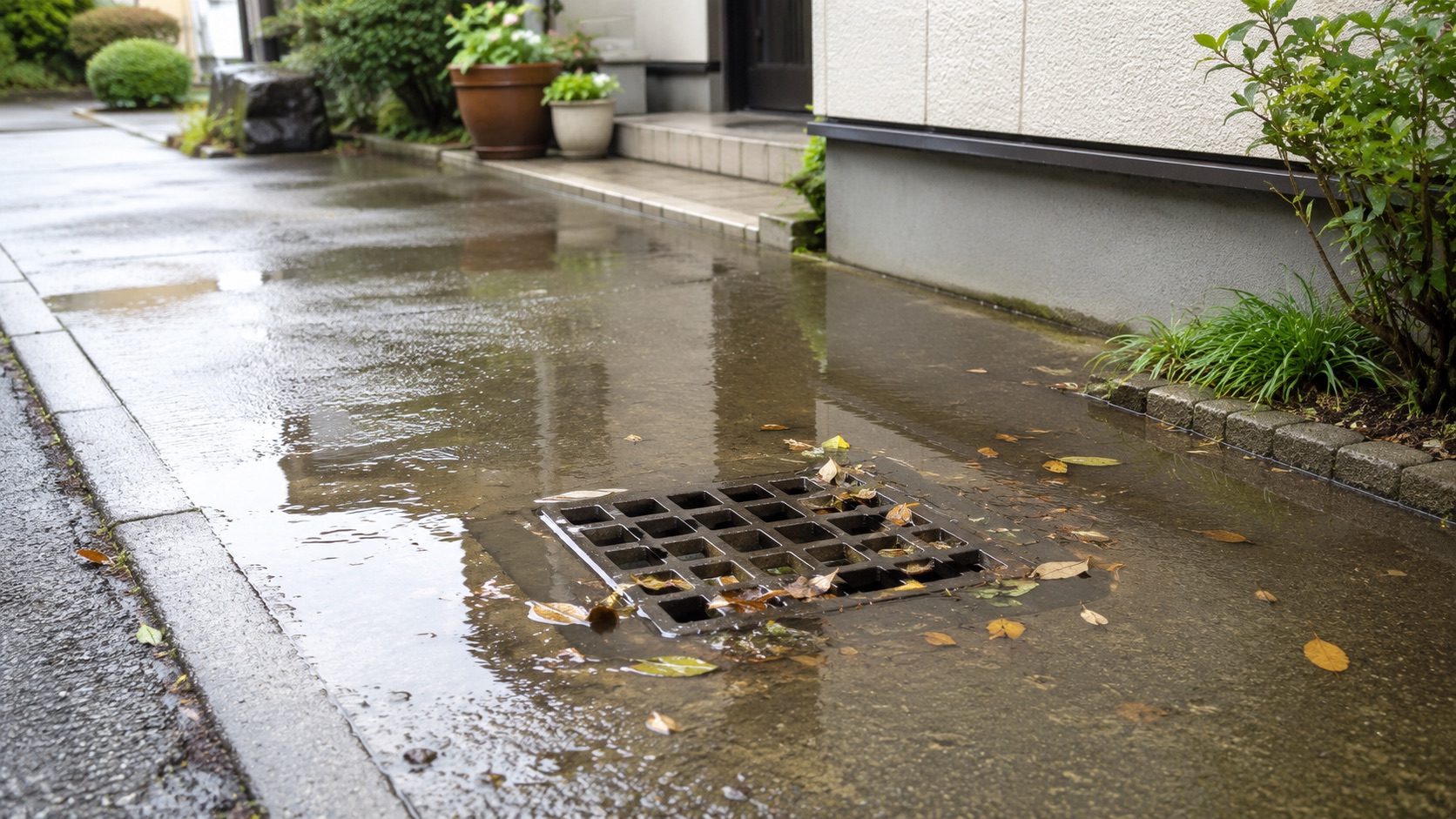 屋外排水・排水マスのトラブル